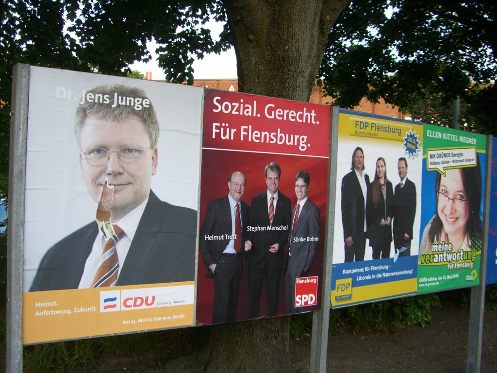 Wahlplakat Dr. Jens Junge 2008