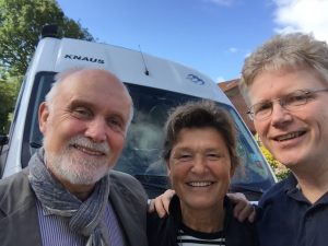 Ulrich Klocke mit seiner Frau Ruth und Jens Junge