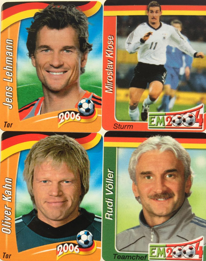 WM, FIFA, Ferrero, Hanuta, Sammelbilder 2004 und 2006