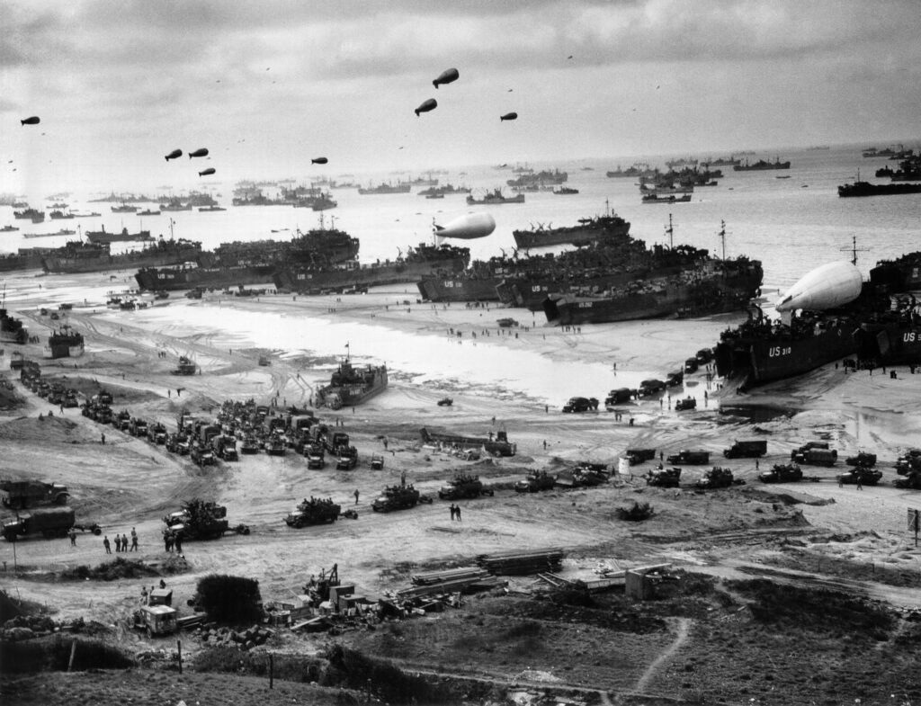 Operation Overlord, D-Day, Landung der Alliierten in Nordfrankreich am 06.06.1944, Omaha Beach