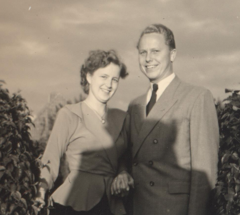 Traute und Jürgen Junge 1948